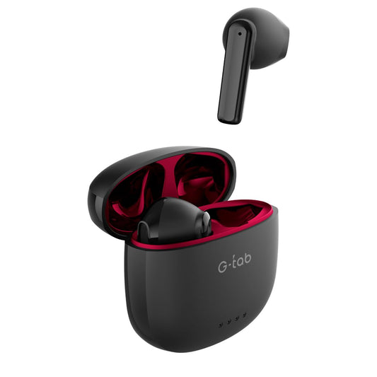 G-Tab X5 Bluetooth V5.3 Wireless Earbuds With Dual Mic, Large Battery, Hifi Sound, Type C Fast Charging Port, 1 Free Cover