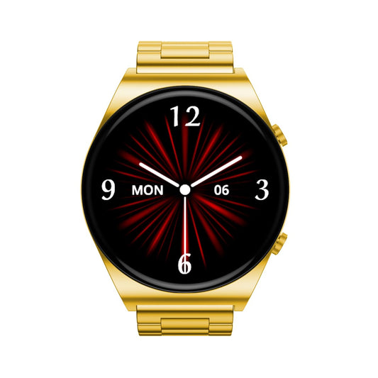 G-Tab GT3 PRO Golden Edition Smart Watch, 1.39 Inches IPS Screen, 290mAh Battery, IP67 water proof, support calling, heart rate monitor, calorie tracking, blood oxygen, sleep monitor