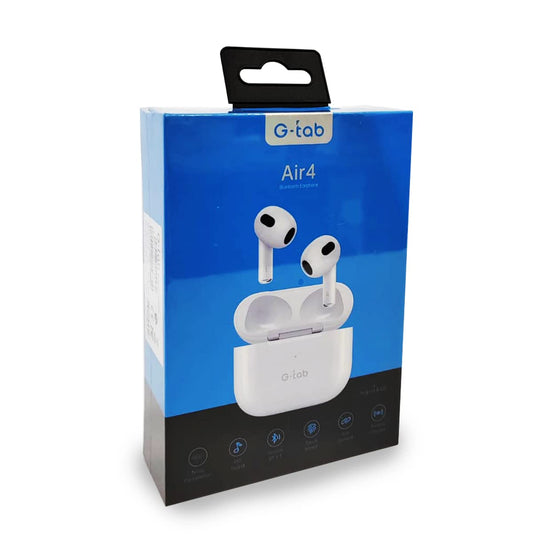 G-Tab Air 4 Earbud With Noise cancellation and touch sensor, wireless charging