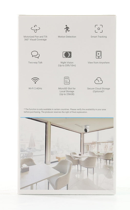 EZVIZ C6N Security Camera, 2K CCTV Camera for Home, Indoor WiFi Camera, Baby Monitor with Smart Motion Tracking, Excellent image, 8X Digital Zoom, Night Vision, Two-way Audio, H.265, Works With Alexa