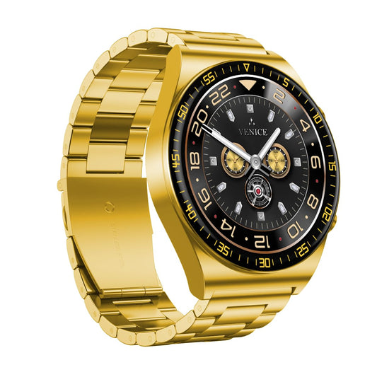 G-Tab GT3 PRO Golden Edition Smart Watch, 1.39 Inches IPS Screen, 290mAh Battery, IP67 water proof, support calling, heart rate monitor, calorie tracking, blood oxygen, sleep monitor
