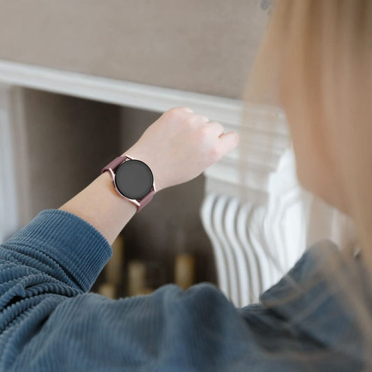 VANCLE 3 Pack Smart Watch Bands 20mm for Women Men, Replacement Straps Band for Smart Watch, soft skin-friendly silicone quick release, smart watch wristband