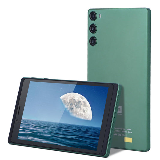 C idea 7 inch Portable Tablet, Android 12 Tablet PC with SIM Card Slot Storage 64GB Expandable Dual Camera 5MP+8MP 6000mAh 600 * 1024 IPS Touch Screen with LET+WIFI for Gift(Green)