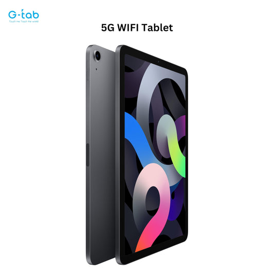 G-Tab PAD 10 tablet/10.1 inch IPS Display/Android 14/Quad Core 2.0 GHz/6580 mAh /5G Wifi/ 4GB RAM (Expandable upto 4GB)/128GB ROM/5MP Front+8MP Rear Camera/Touch pen inside (Gray)