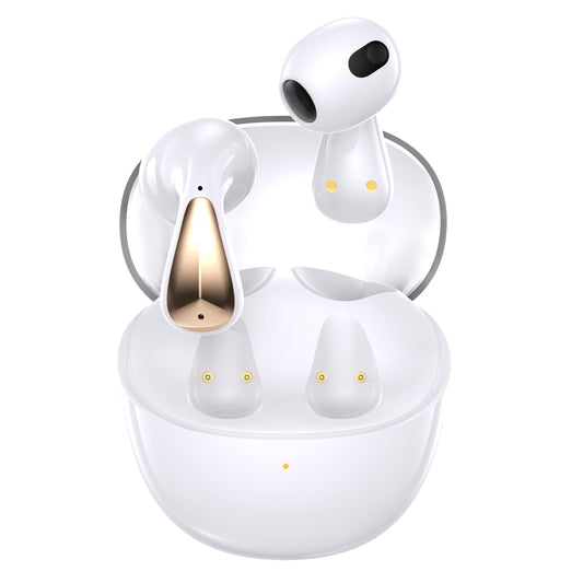 G-Tab X8 TWS/Comfortable/One Touch Control/Stereo Sound/Supports Android & iOS/Long Endurance/Bluetooth Version 5.3/Headset Battery 30mah/Case battery 300mah/4 hrs play time (White)