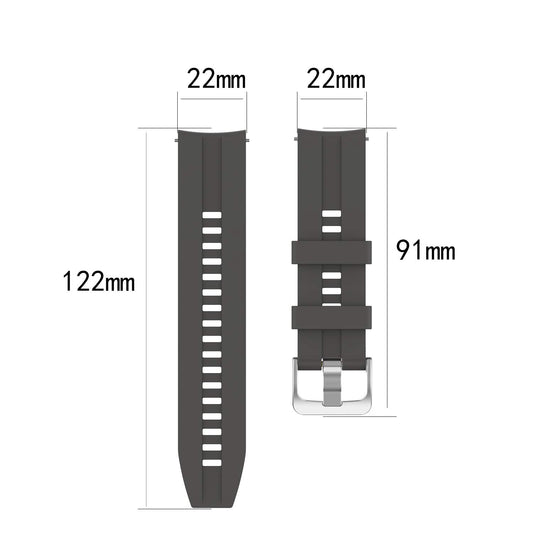 EEweca 3-Pack Silicone Bands for Huawei Watch GT Classic Replacement Strap