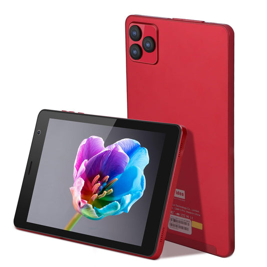 C idea 8GB+256GB Tablet,8 Inches Tablet, Android 12,WIFI,5G LTE,1280 * 800 IPS HD Screen,8000mAh Battery,8MP+5MP Dual Camera,CM813 Pro-Red