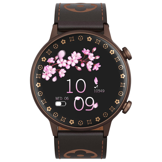 G-Tab GT9 Smartwatch for women, 1.1 Inch Amoled Display, 220mAh Battery, supports Android and iOS, Heart rate monitor, blood oxygen monitor, sport mode, message notification
