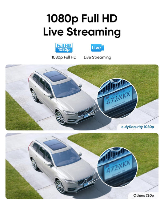 eufy Security, eufyCam 2C 2-Cam Kit, Security Camera Outdoor, Wireless Home Security System with 180-Day Battery Life, HomeKit Compatibility, 1080p HD, IP67, Night Vision, No Monthly Fee