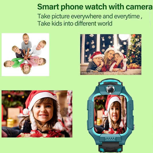 E06 Model: Waterproof Kids Smartwatch with LBS Tracker, SOS, Camera, Alarm, 1.44'' Touch Screen - Ages 3-12 - Ensuring Safety and Fun, the Perfect Electronic Toy and Birthday Gift for Boys and Girls