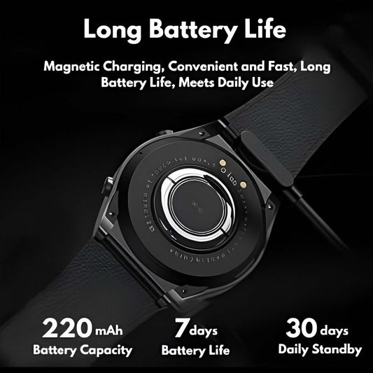 G-tab GT3 Pro IP67 Waterproof IPS 1.29 inch Smart Watch - Black - ساعة ذكية جي تاب GT3 برو IP67 مضادة للماء IPS 1.29 بوصة - أسود