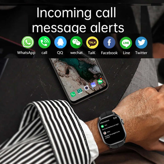 WS 3 Pro 2.03 inch HD large screen smart watch Silver- ساعة ذكية WS 3 Pro مقاس 2.03 بوصة عالية الدقة وشاشة كبيرة