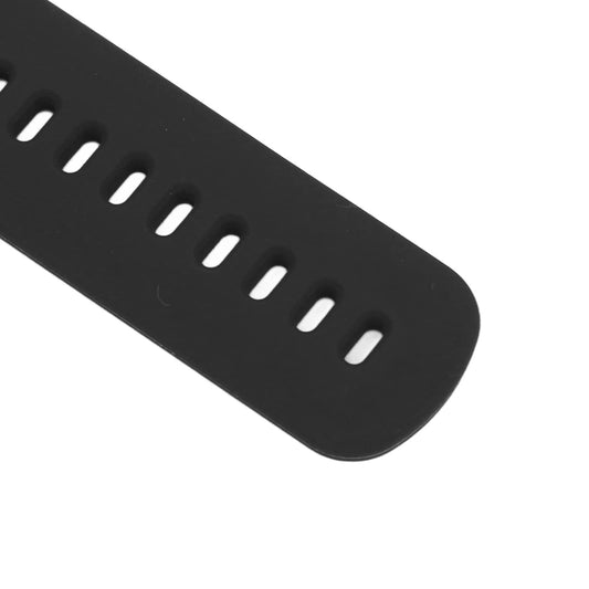 Watch Strap, Lightweight Breathable Porous Solid Color Smart Watch Band Silicon Skin Friendly Amazfit Verge 3 black