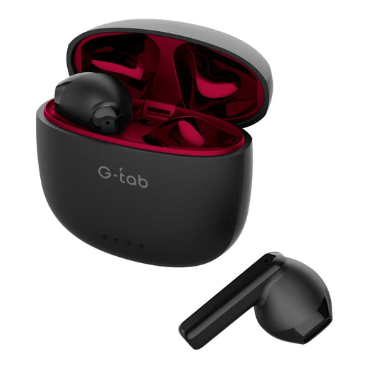 G-Tab X5 Bluetooth V5.3 Wireless Earbuds With Dual Mic, Large Battery, Hifi Sound, Type C Fast Charging Port, 1 Free Cover