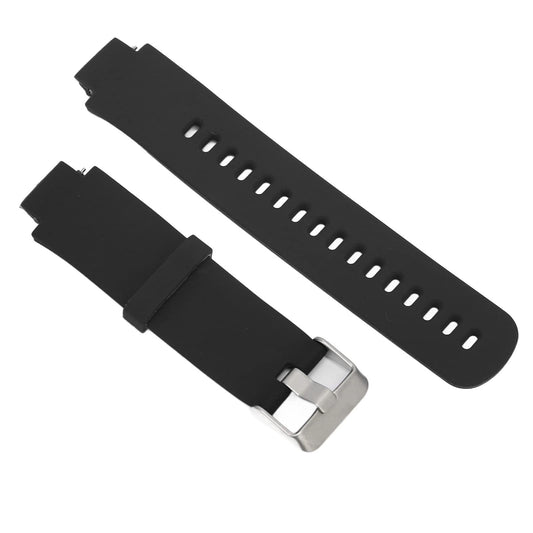 Watch Strap, Lightweight Breathable Porous Solid Color Smart Watch Band Silicon Skin Friendly Amazfit Verge 3 black