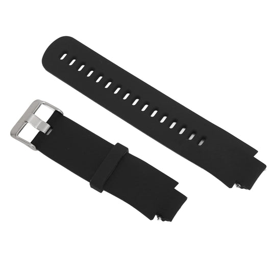 Watch Strap, Lightweight Breathable Porous Solid Color Smart Watch Band Silicon Skin Friendly Amazfit Verge 3 black