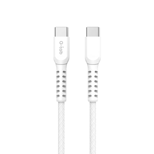 G-Tab GCC01 Type - C to C Cable white