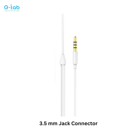 G-Tab GEP03 3.5 MM Jack white