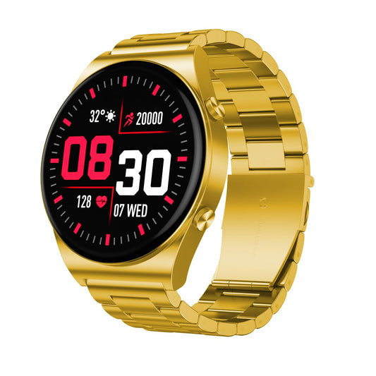 G-Tab GT3 PRO Golden Edition Smart Watch, 1.39 Inches IPS Screen, 290mAh Battery, IP67 water proof, support calling, heart rate monitor, calorie tracking, blood oxygen, sleep monitor