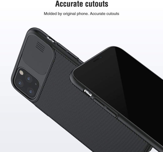 Nillkin Apple iPhone 11 Pro Max Case Cam shield series with Camera Slide cover Mobile Phone - Black