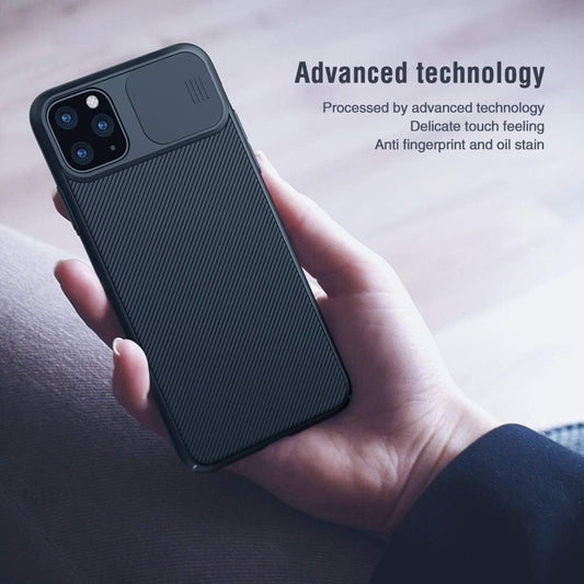 Nillkin Apple iPhone 11 Pro Max Case Cam shield series with Camera Slide cover Mobile Phone - Black