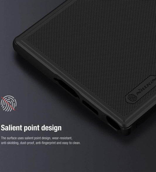 Nillkin Super Frosted Shield Pro Series Cover Case Designed For Samsung Galaxy S23 Ultra - Black