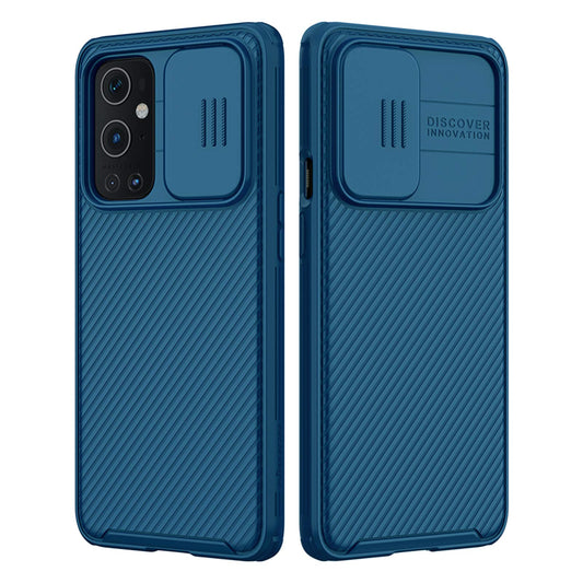 Nillkin OnePlus 9 Pro Case 6.7 inch (2021), CamShield with Slide Camera Cover, Slim Protective for 5G Phone (Blue)