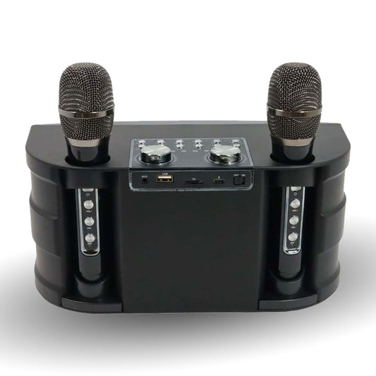 Smartberry Karaoke Speaker M25 With USB/TF Slots And Wireless Bluetooth Connection Include 2 Karaoke Multi functional Microphones