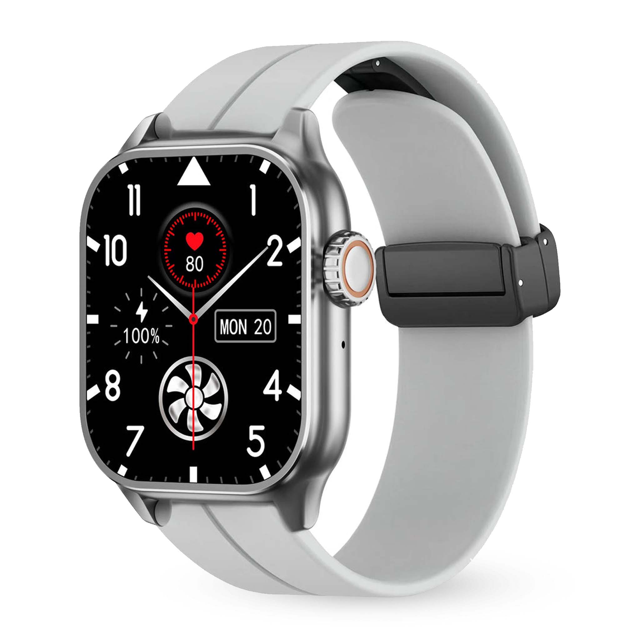 Ws Watch WS 3 Pro 2.03 inch HD large screen smart watch Silver- ساعة ذكية WS 3 ...