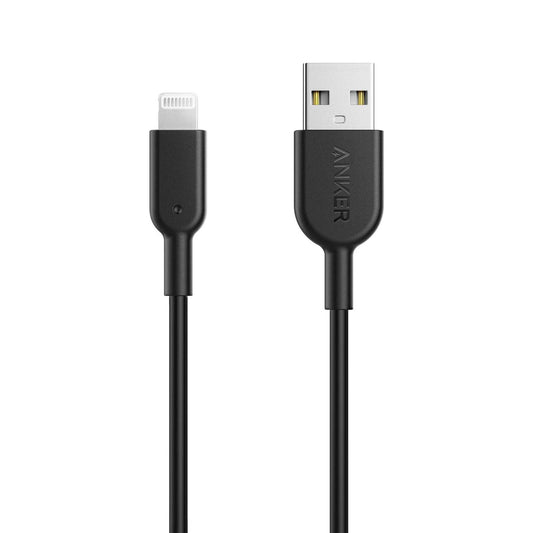 Anker Powerline II Lightning Cable (3ft), Probably The World's Most Durable Cable, MFi Certified for iPhone 11/11 Pro/11 Pro Max/Xs/XS Max/XR/X/8/8 Plus/7/7 Plus/6/6 Plus (Black)